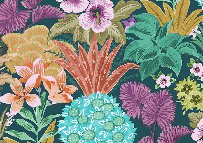 Kerala, Luau - Motorised Roman Blind - Image 7